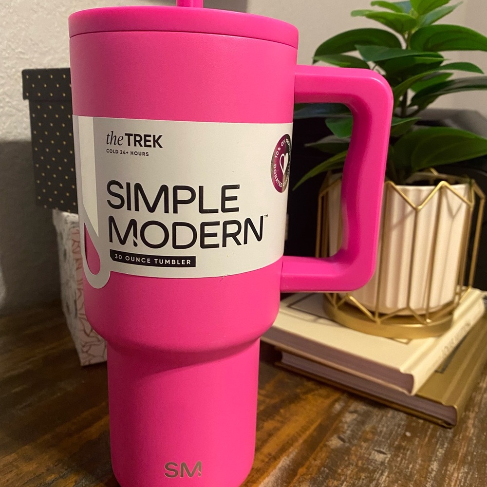 Simple Modern Pink Tumbler - 30 oz